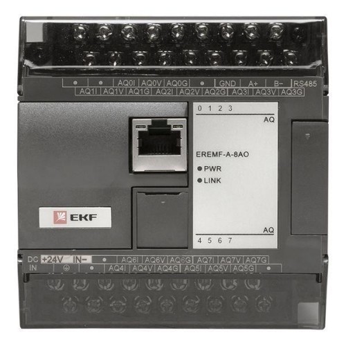 Модуль аналогового вывода EREMF 8 PRO-Logic (без поверки) EKF EREMF-A-8AO
