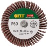 Диск лепестковый для дрели радиальный 40х20х6мм Р 60 FIT 39583
