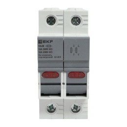 Предохранитель-разъединитель DF 10х38 2п (тип ПВЦ) EKF df102-e