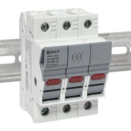 Предохранитель-разъединитель DF 10х38 3п (тип ПВЦ) EKF df103-e
