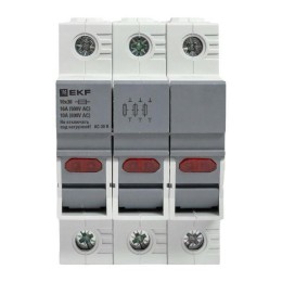Предохранитель-разъединитель DF 10х38 3п (тип ПВЦ) EKF df103-e
