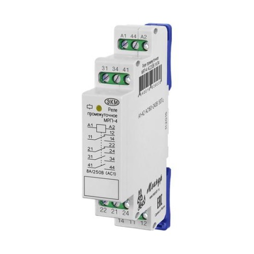 Реле промежуточное МРП-4 ACDC110В УХЛ4 (спец.) Меандр A8302-16936052