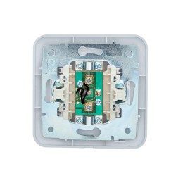 Розетка телевизионная проходная TV СП ASTI IP20 в сборе бел. LEZARD 7081-0202-129