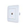 Розетка телевизионная проходная TV СП ASTI IP20 в сборе бел. LEZARD 7081-0202-129