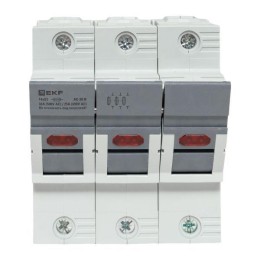 Предохранитель-разъединитель DF 14х51 3п (тип ПВЦ) EKF df143-e