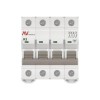 Выключатель автоматический модульный 4п K 3А 10кА AV-10 AVERES EKF mcb10-4-03K-av