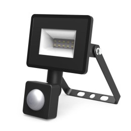 Прожектор светодиодный Elementary 10Вт 6500К IP65 850лм 175-265В ДО с датчиком движения черн. GAUSS