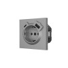 Розетка 1-мест. с/з Type-C+USB разъем СП ZIMA IP20 сер. матов. LEZARD 704-7488-181TC