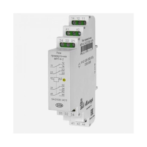 Реле промежуточное МРП-4-2 ACDC230В УХЛ4 Меандр A8302-19911151