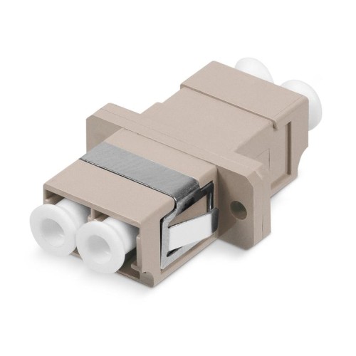 Соединитель проходной DLC-DLC-MM LC-LC duplex MM (SC Adapter Simplex dimension) пластик. Cabeus 7133