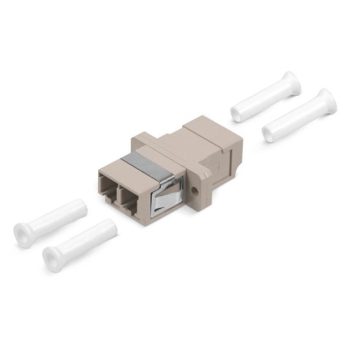 Соединитель проходной DLC-DLC-MM LC-LC duplex MM (SC Adapter Simplex dimension) пластик. Cabeus 7133