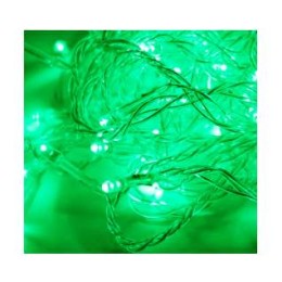 Гирлянда светодиодная 80LED зел. прозр. провод 8.8м (7.3+1.5) 8 режимов мигания IP20 зел. Космос KOC
