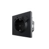 Розетка 1-мест. с/з Type-C+USB разъем СП ZIMA IP20 черн. бархат LEZARD 704-4288-181TC