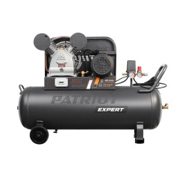 Компрессор поршневой ременной масляный KRX 420 L100 D 420л/мин 100л 10бар 2.2кВт 400 В PATRIOT 54530