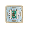 Розетка телевизионная проходная TV СП ASTI IP20 в сборе крем. LEZARD 7081-0303-129