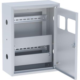 Щит ЯУР на 2 счетчика с двумя DIN-рейками (400х300х150) Basic EKF uerm-din-400-2