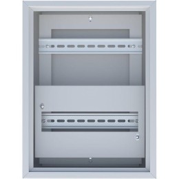 Щит ЯУР на 2 счетчика с двумя DIN-рейками (400х300х150) Basic EKF uerm-din-400-2