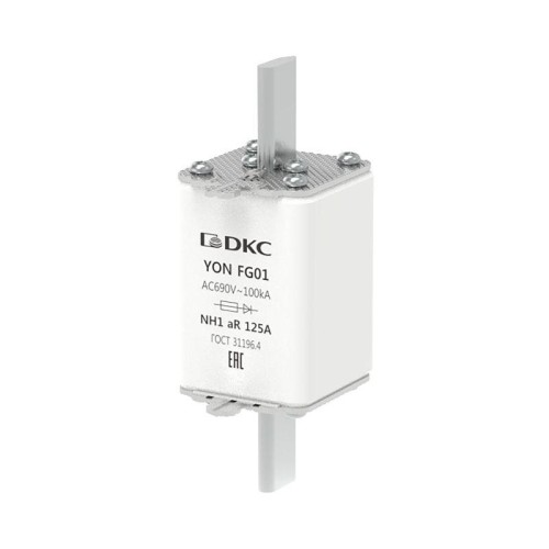 Предохранитель YON ножевого типа FG1 125А 690В хар-ка aR DKC 1FG01-0125-690V-AR