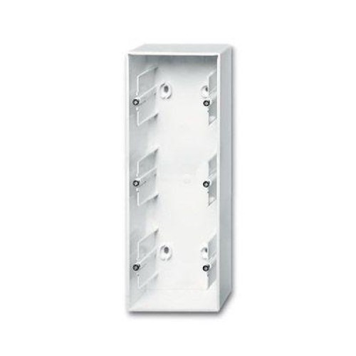 Коробка для открытого монтажа 3 поста Basic 55 альп. бел. ABB 2CKA001799A0976