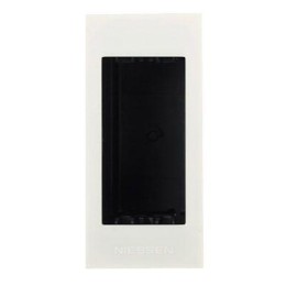 Цоколь для установки в мебель/перегородки на 1мод. Zenit бел. ABB 2CLA267100N1101