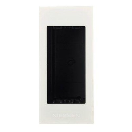 Цоколь для установки в мебель/перегородки на 1мод. Zenit бел. ABB 2CLA267100N1101