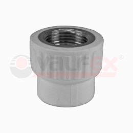 Муфта переходная с внутренней резьбой 20х1/2дюйм (150/30) сер. VALFEX 10129020Г