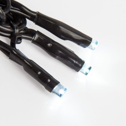 Гирлянда светодиодная управляемая"Нить" 20м 200LED бел. 20Вт 220-240В IP65 8 режимов провод ПВХ черн