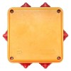 Коробка огнестойкая E90 100х100х50мм 4п с клеммником 1.5-2.5кв.мм IP55 EKF plc-kmrf-100-4-02