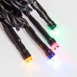 Гирлянда светодиодная управляемая"Нить" 20м 200LED мультиколор 20Вт 220-240В IP65 8 режимов провод П