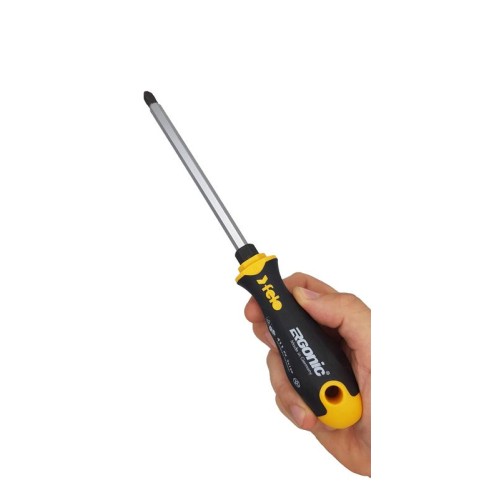 Отвертка крестовая с шестигранным лезвием Ergonic PZ 3х150 FELO 41130540