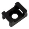 Площадка под хомуты с монтажным отверстием PCP-S 22х16-100BL PA6.6 черн. (уп.100шт) Jazzway 5055209