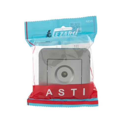 Розетка телевизионная проходная TV СП ASTI IP20 в сборе платина. LEZARD 7081-3535-129