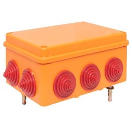 Коробка огнестойкая E90 190х140х70мм 20п с клеммником 0.5-4кв.мм IP55 EKF plc-kmrf-190-20-04