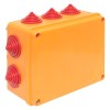 Коробка огнестойкая E90 190х140х70мм 6п с клеммником 1.5-25кв.мм IP55 EKF plc-kmrf-190-6-25