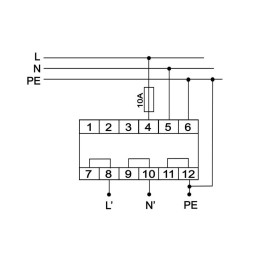 Фильтр сетевой помехоподавляющий ОР-230 230В 50Гц 10А F&F EA10.001.001