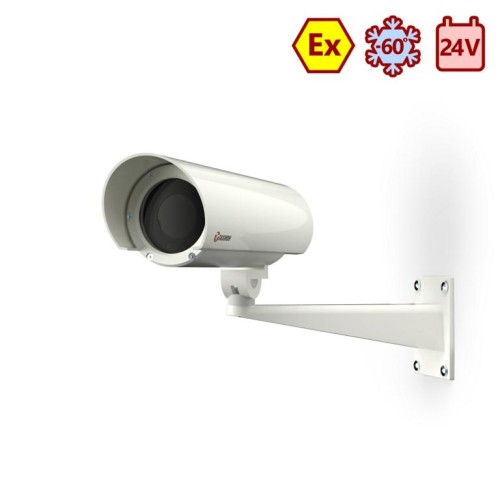 Термокожух для видеокамеры взрывозащ. 1Ex db IIC T6 Gb X / Ex tb IIIC T80град.C Db X IP66/IP68 24В D
