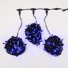 Гирлянда светодиодная "LED ClipLight" 3 нити х20м 399LED син. 25Вт 24В IP65 свечение с динамикой с т