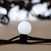 Гирлянда светодиодная "Мультишарики" 10м d23мм 80LED тепл. бел. 230В IP67 постоян. свечение провод к