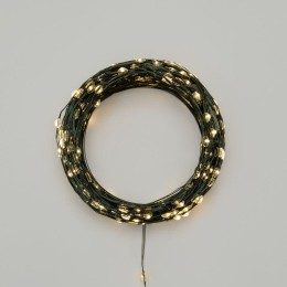 Гирлянда светодиодная "Роса" 50м 500LED тепл. бел. IP20 230В с контроллером провод зел. Neon-Night 3