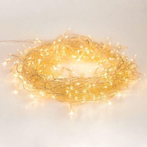 Гирлянда светодиодная "Светодиодный Дождь" 1.5х1.5м LED тепл. бел. свечение с динамикой провод прозр