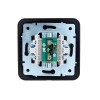 Розетка телевизионная проходная TV СП ASTI IP20 в сборе черн. бархат LEZARD 7081-4242-129