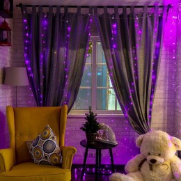 Гирлянда светодиодная "Светодиодный Дождь" из росы 3х3м роз. USB + пульт управления Neon-Night 315-9