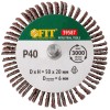Диск лепестковый для дрели радиальный 50х20х6мм Р 40 FIT 39587