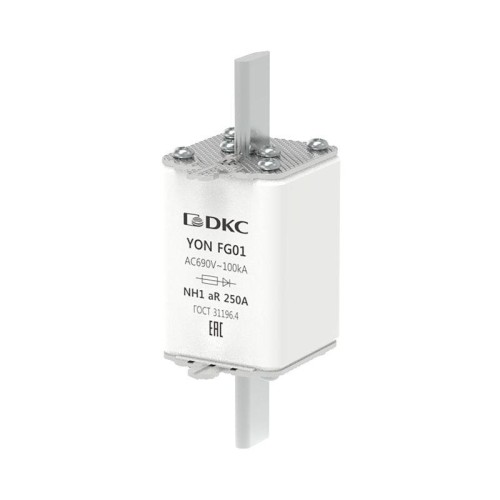 Предохранитель YON ножевого типа FG1 250А 690В хар-ка aR DKC 1FG01-0250-690V-AR
