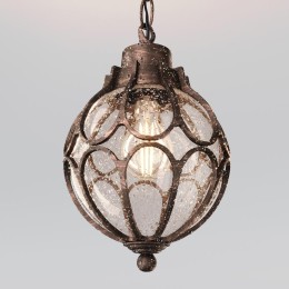 Светильник Via 1х60Вт E27 IP44 подвесной Maytoni O024PL-01G