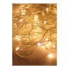 Гирлянда светодиодная 120LED бел. прозр. провод 12.8м (11.3+1.5) 8 режимов мигания IP20 тепл. бел. К