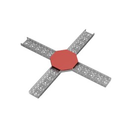 Крышка для ответвителя X-образ. осн.150 "ПЛЮС" KXDplus150 КМ PL0937