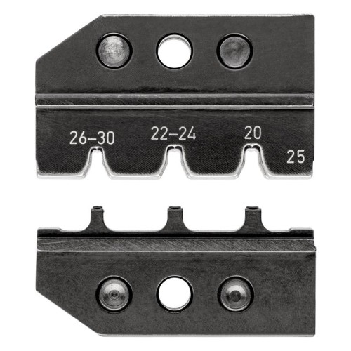 Плашка опрессовочная под штекеры Micro-Fit марки Molex LLC AWG 30 -26/24-22/20 кол-во гнезд: 3 Knipe