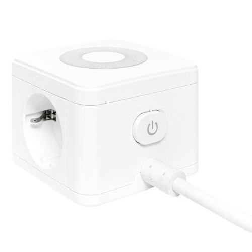 Удлинитель "Куб" 2х1.3м 2USB 2.4А+Type C + Ночник 1кв.мм EKF UBA-CUB-2-TC