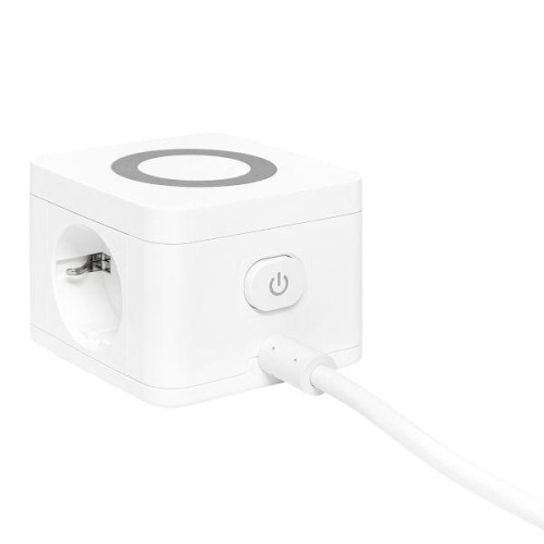 Удлинитель "Куб" 2х1.3м 3USB 2.4А+зарядное устройство 1кв.мм EKF UBA-CUB-3-WC